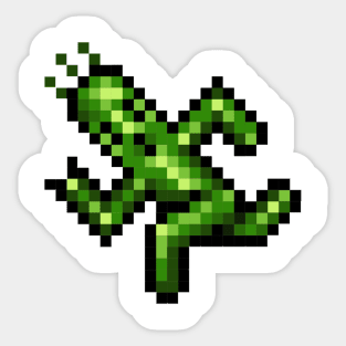 Final Fantasy Cactuar Sprite Sticker